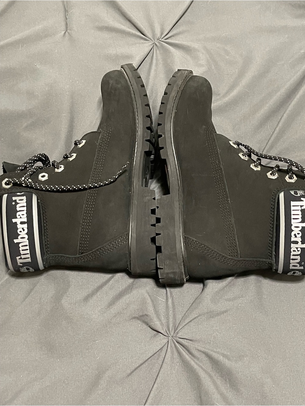 Timberland Black 6-Inch Lace-Up Boots NEVER WORN - Picture 5 of 9
